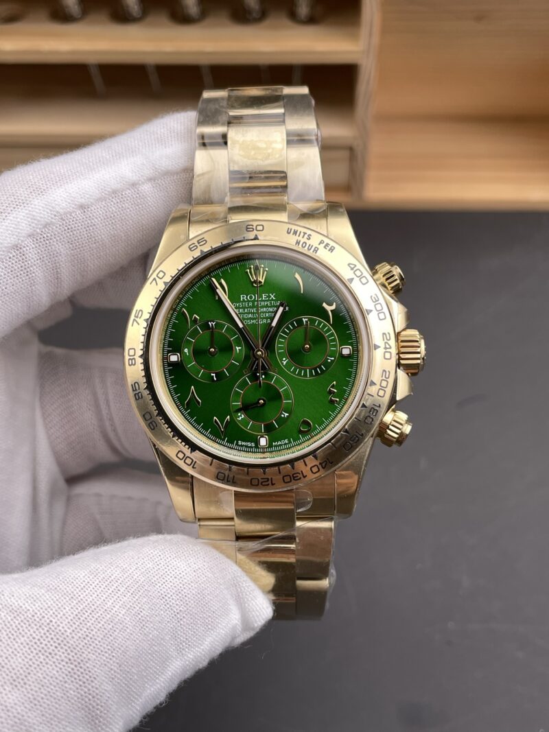 Rolex Daytona Middle East Gold Green Rolex Daytona Middle East Gold Green