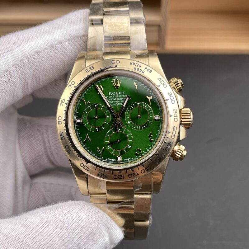 Rolex Daytona Middle East Gold Green Rolex Daytona Middle East Gold Green