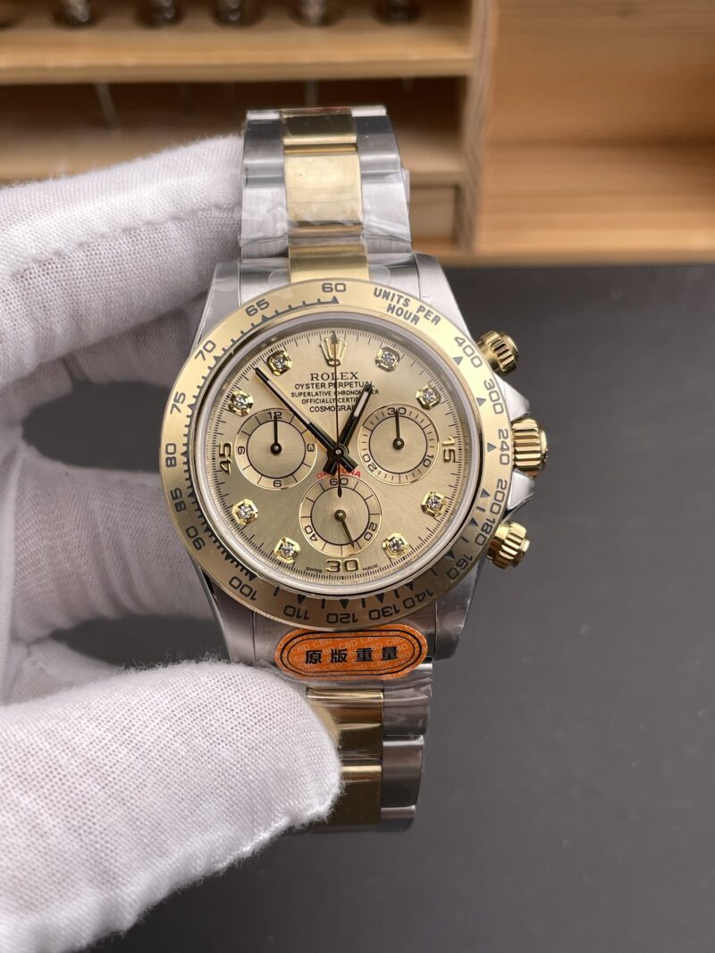Rolex Daytona Two-Tone Champagne Diamond