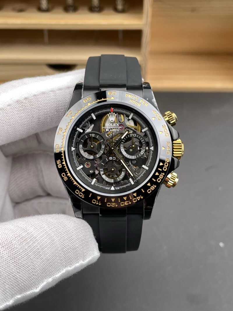 Rolex Daytona Skeleton Black Steel Rolex Daytona Skeleton Black Steel