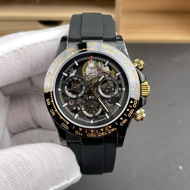 Rolex Daytona Skeleton Black Steel Rolex Daytona Skeleton Black Steel