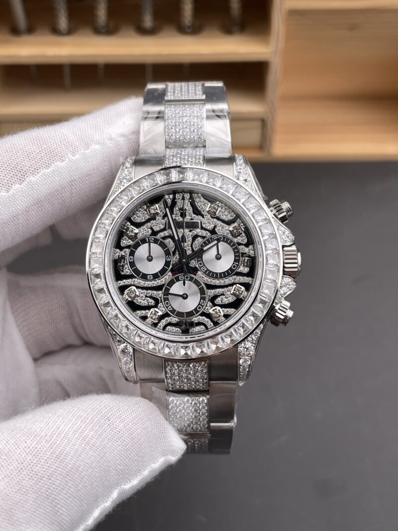 Rolex Daytona Tiger Diamond Steel