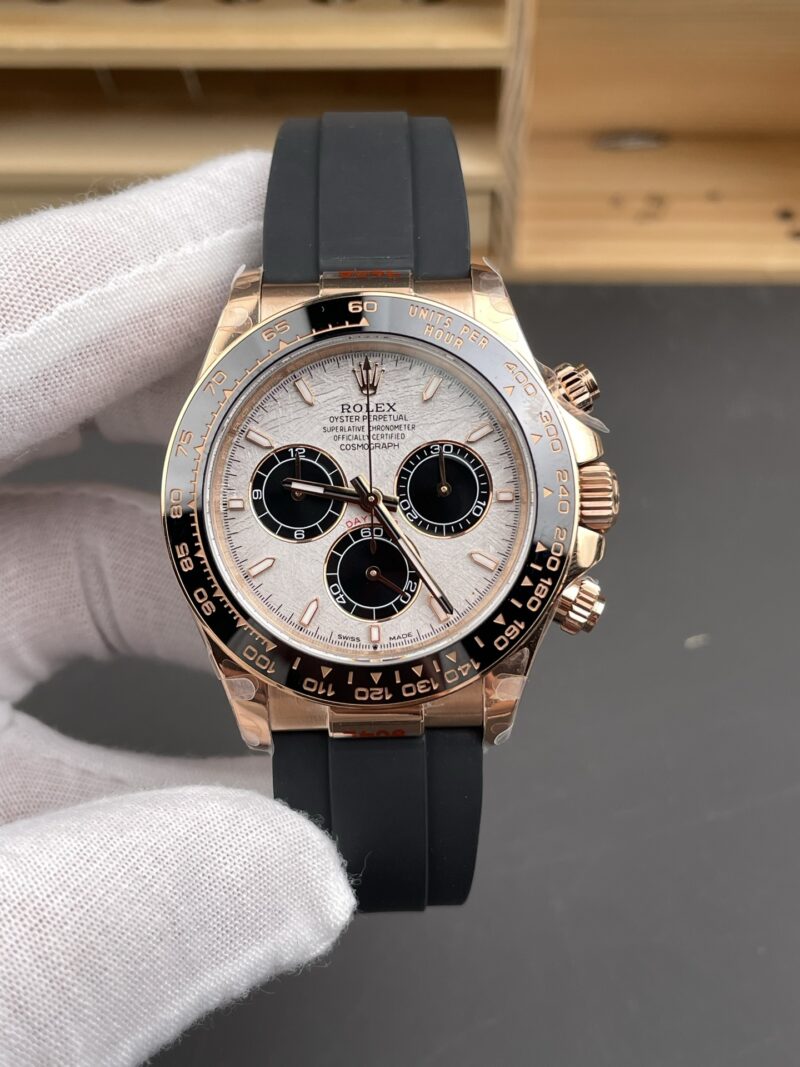 Rolex Daytona Rose Gold Meteorite