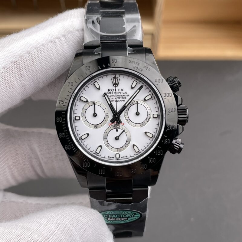 Rolex Daytona Black Steel White Rolex Daytona Black Steel White