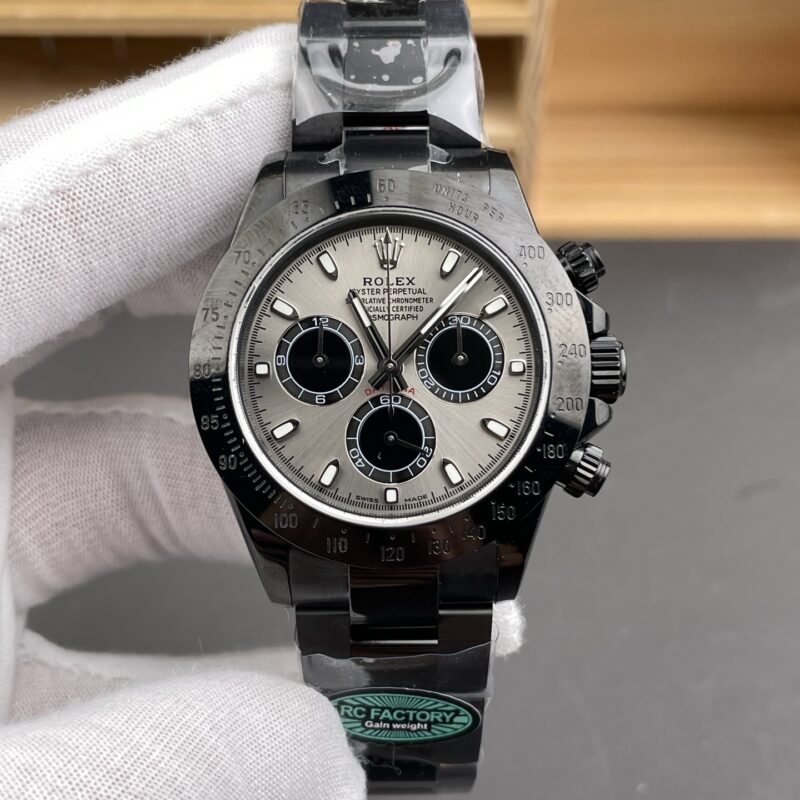 Rolex Daytona Black Steel Grey Rolex Daytona Black Steel Grey
