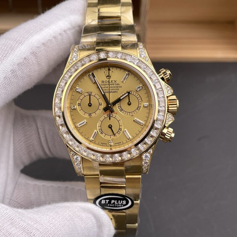 Rolex Daytona Full Gold Baguette Diamond Rolex Daytona Full Gold Baguette Diamond