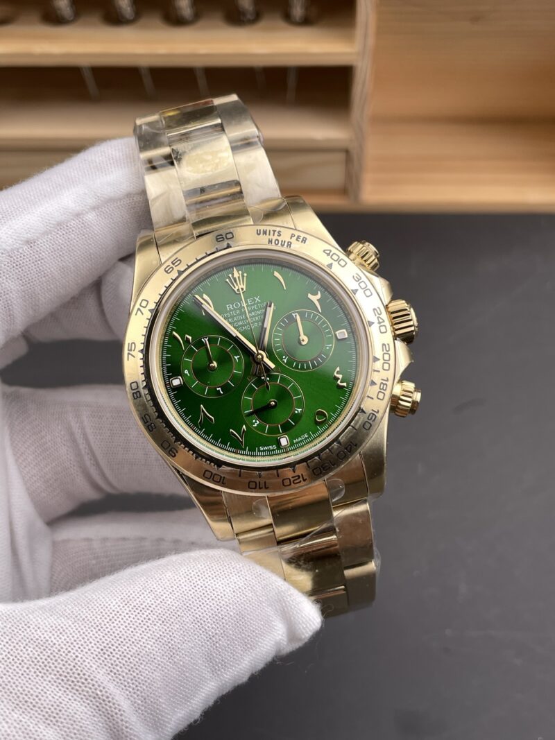 Rolex Daytona Middle East Gold Green Rolex Daytona Middle East Gold Green