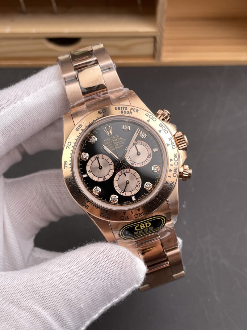 Rolex Daytona Rose Gold Black Gold Diamond Rolex Daytona Rose Gold Black Gold Diamond