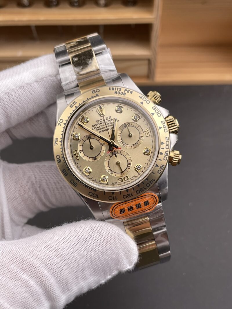Rolex Daytona Two-Tone Champagne Diamond