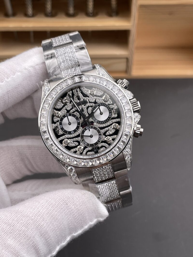 Rolex Daytona Tiger Diamond Steel