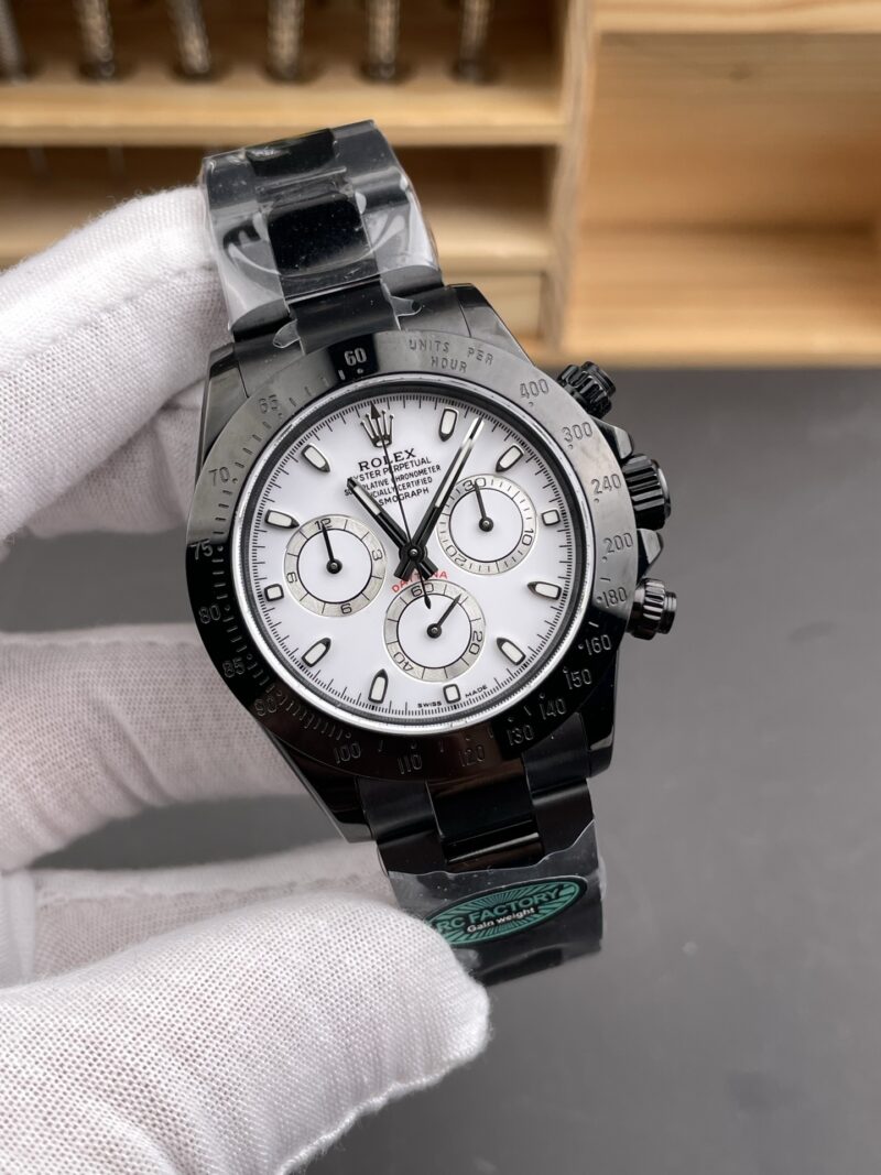 Rolex Daytona Black Steel White Rolex Daytona Black Steel White