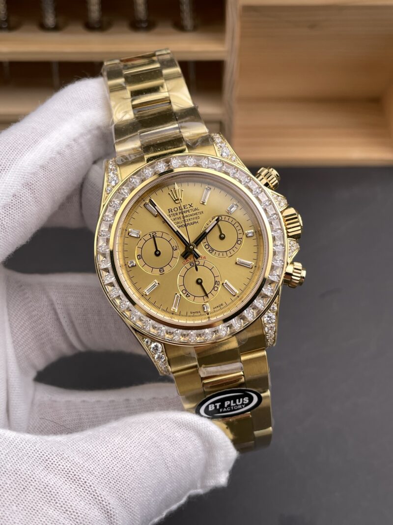 Rolex Daytona Full Gold Baguette Diamond Rolex Daytona Full Gold Baguette Diamond