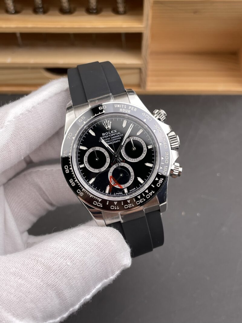Rolex Daytona Black Panda Rubber Rolex Daytona Black Panda Rubber
