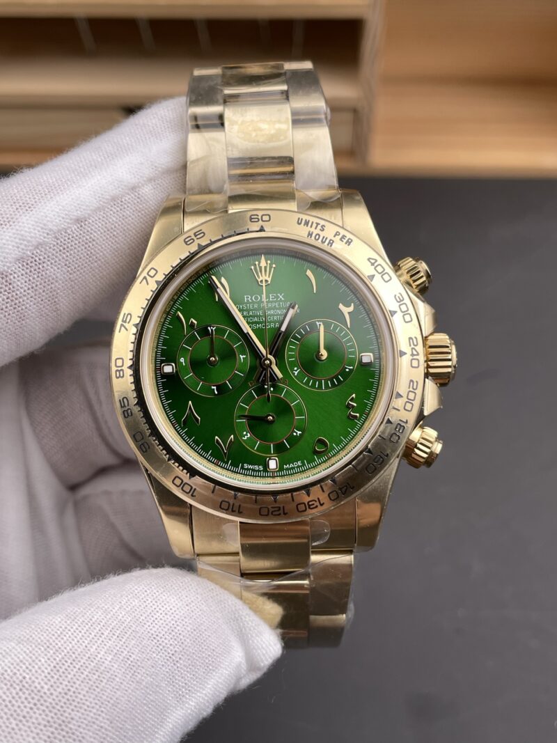 Rolex Daytona Middle East Gold Green Rolex Daytona Middle East Gold Green