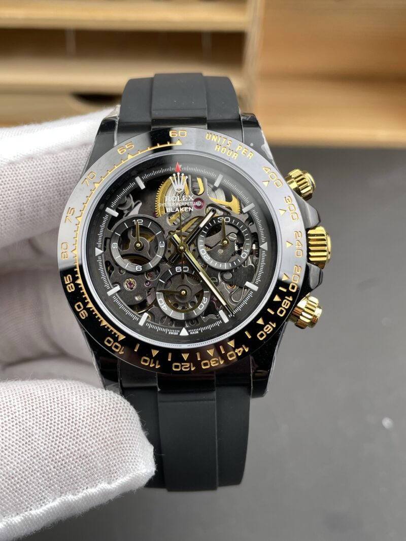 Rolex Daytona Skeleton Black Steel Rolex Daytona Skeleton Black Steel