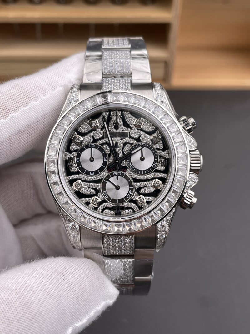 Rolex Daytona Tiger Diamond Steel