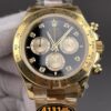 Rolex Daytona Full Gold Black Diamond Rolex Daytona Full Gold Black Diamond