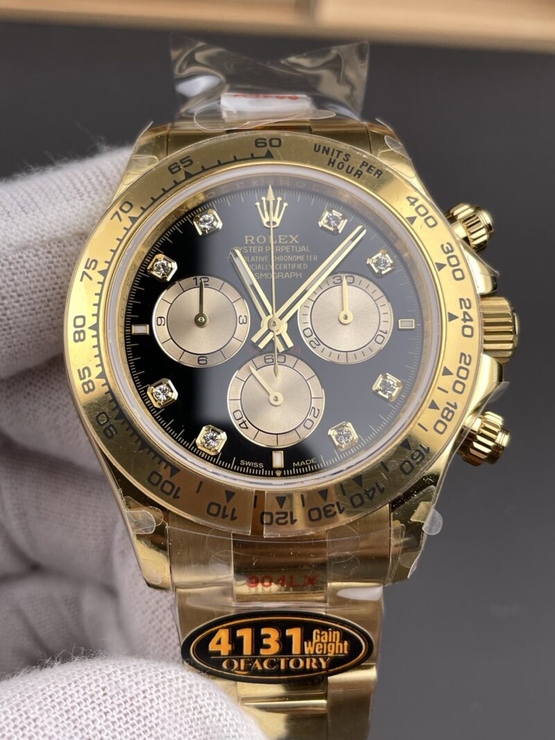 Rolex Daytona Full Gold Black Diamond Rolex Daytona Full Gold Black Diamond