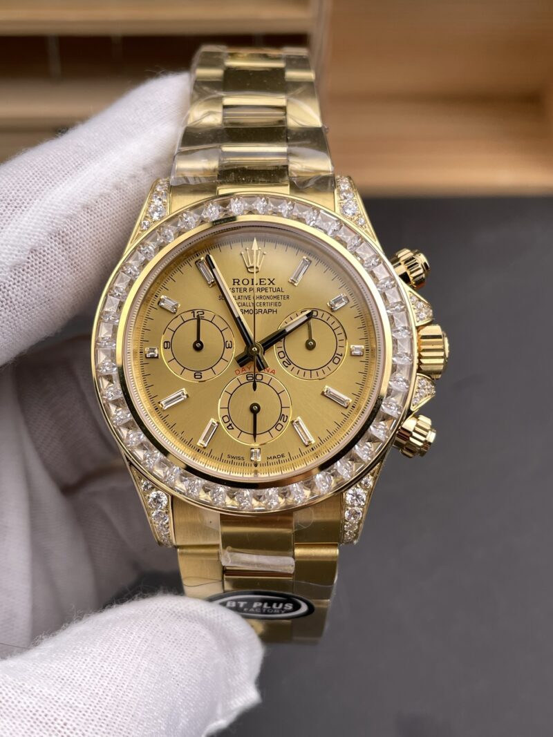 Rolex Daytona Full Gold Baguette Diamond Rolex Daytona Full Gold Baguette Diamond