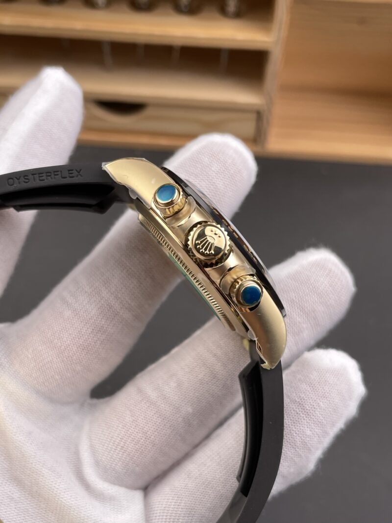 Rolex Daytona Black Diamond Gold Rubber Rolex Daytona Black Diamond Gold Rubber