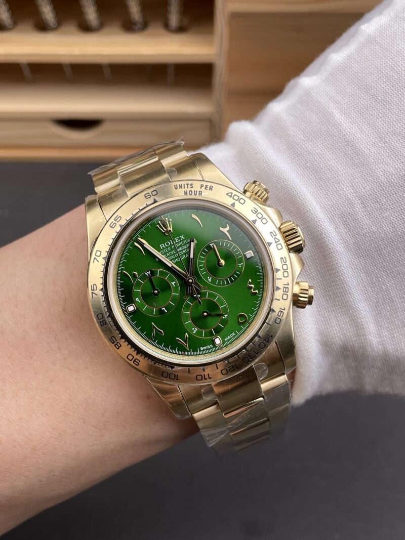 Rolex Daytona Middle East Gold Green Rolex Daytona Middle East Gold Green