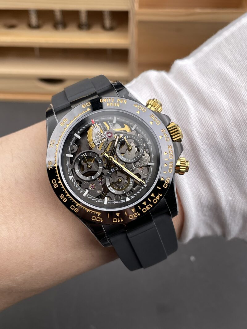 Rolex Daytona Skeleton Black Steel Rolex Daytona Skeleton Black Steel