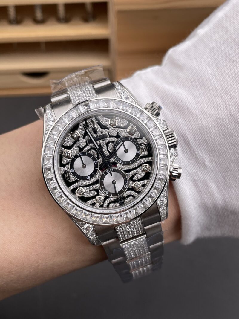 Rolex Daytona Tiger Diamond Steel