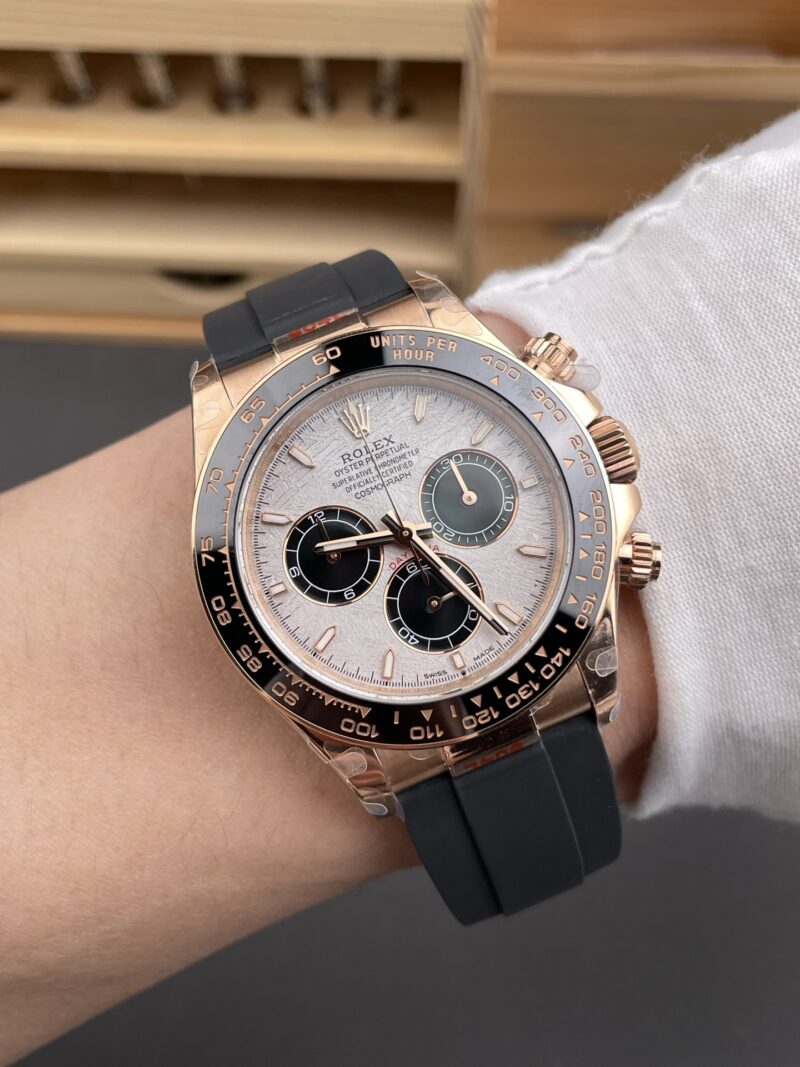 Rolex Daytona Rose Gold Meteorite