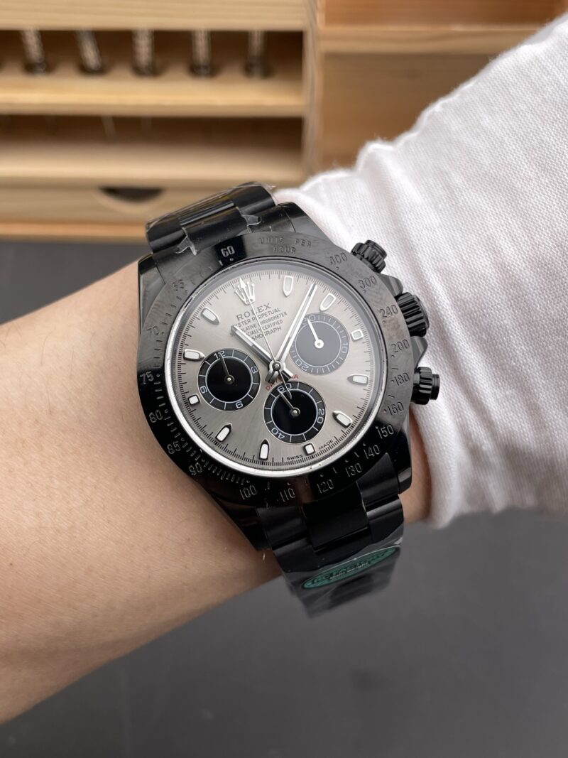 Rolex Daytona Black Steel Grey