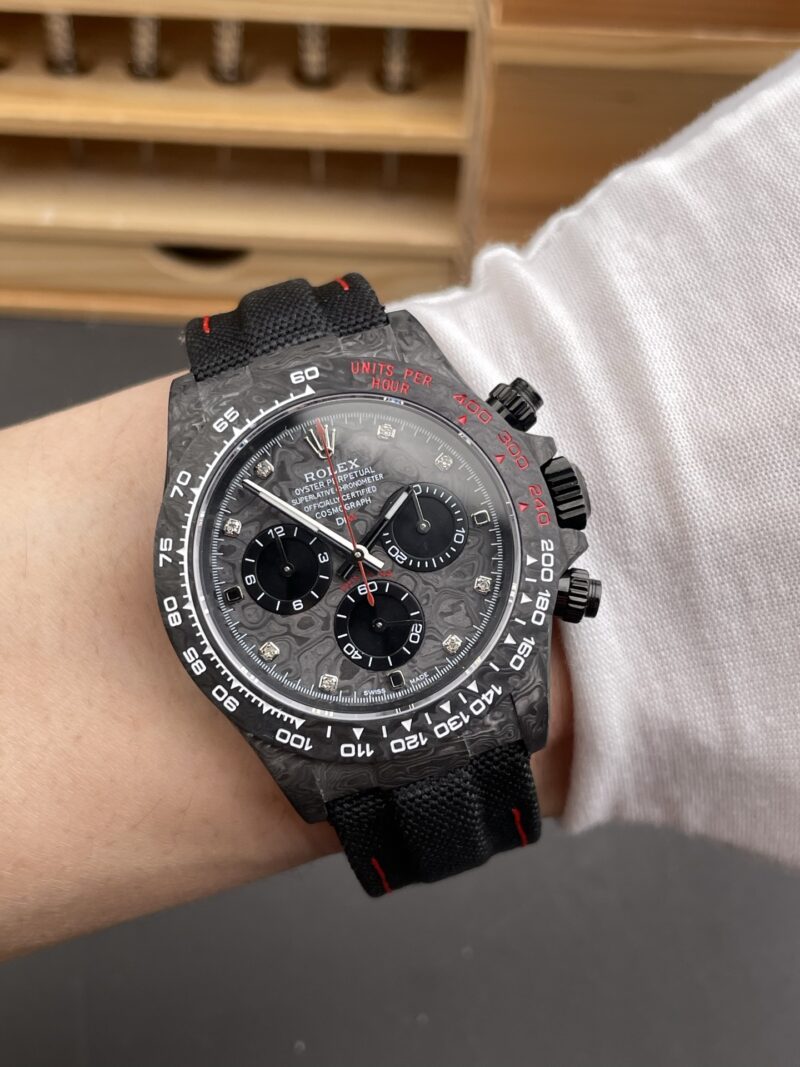 Rolex Daytona Carbon DIW Diamond Rolex Daytona Carbon DIW Diamond