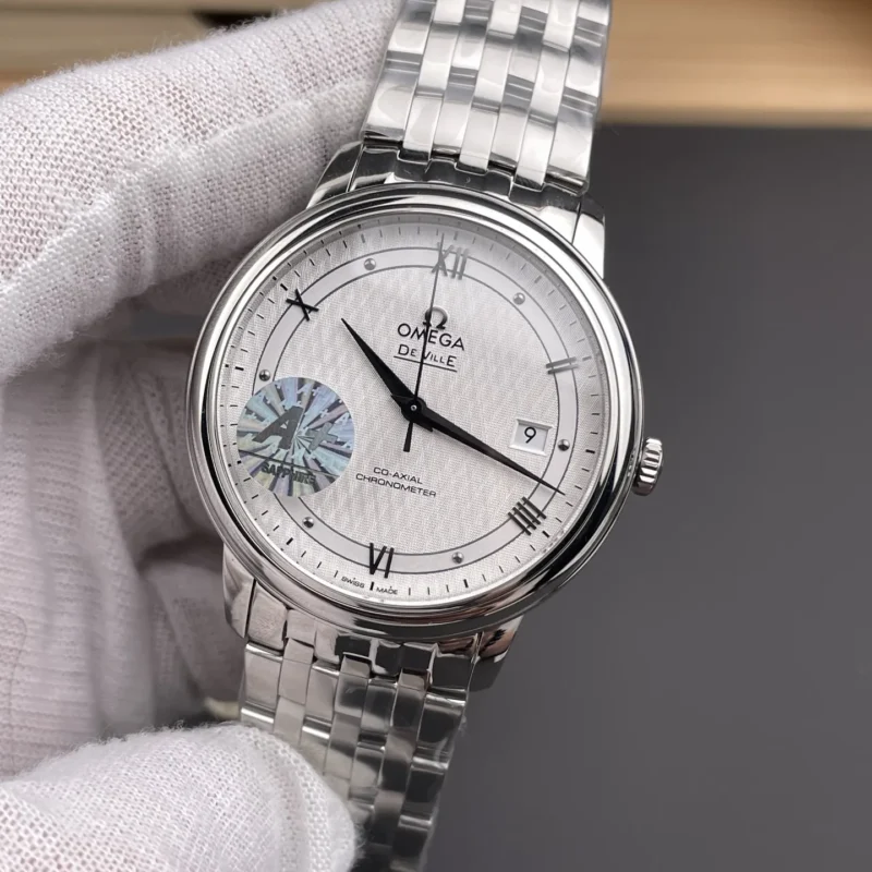 img01_0117_A厂_欧米茄_蝶飞_黑针轨道_39.5mm_2892机芯.webp Omega De Ville Black hand 39.5mm