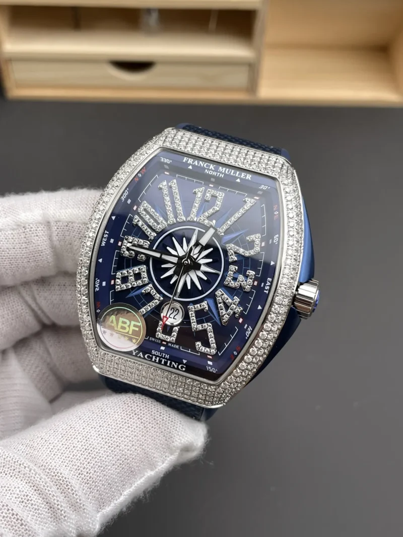 Franck Muller Vanguard Moissanite Diamond 44x54mm