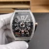 Franck Muller Vanguard Diamond Bezel Black Dial 44x54mm