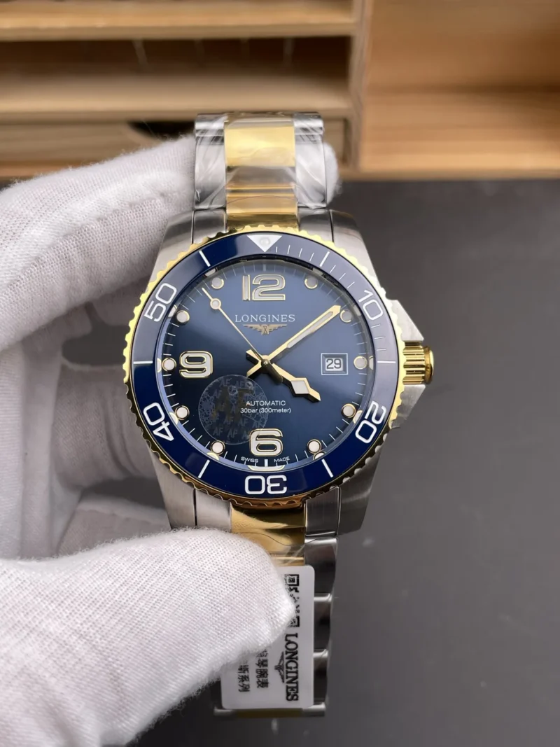 Longines Conquest Two-Tone Blue 43mm