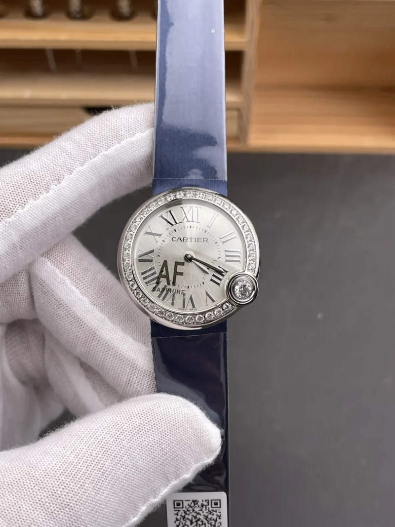 Cartier Ballon Bleu Diamond Bezel 30mm