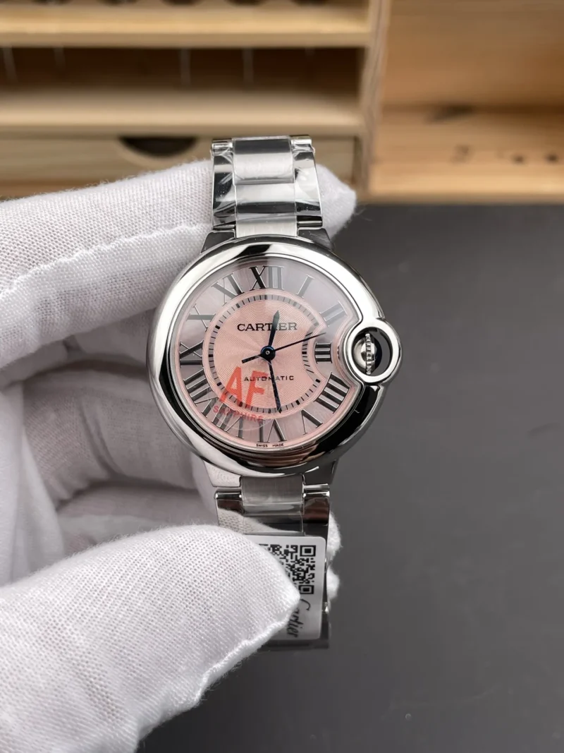Cartier Ballon Bleu Pink Dial 33mm