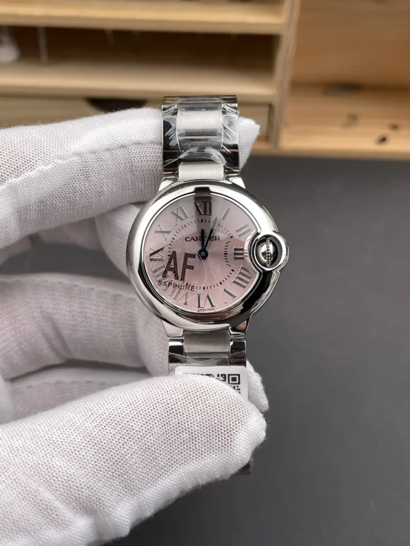 Cartier Ballon Bleu Pink Ladies 28mm