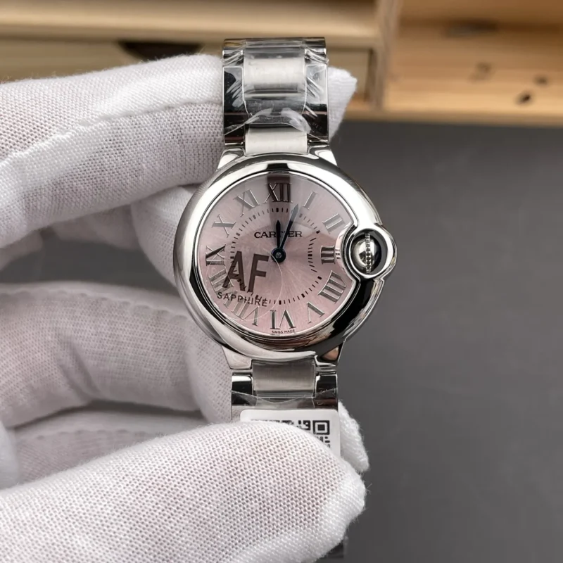 Cartier Ballon Bleu Pink Ladies 28mm