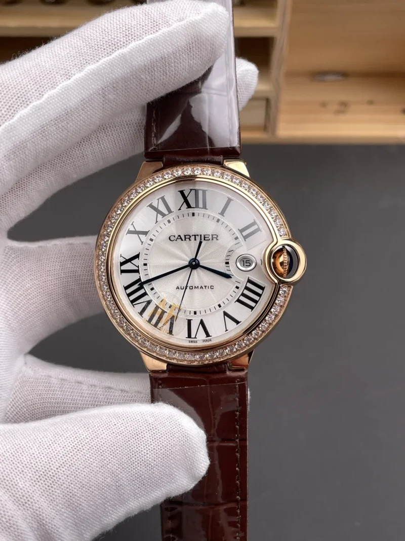 Cartier Ballon Bleu Diamond Bezel 42mm