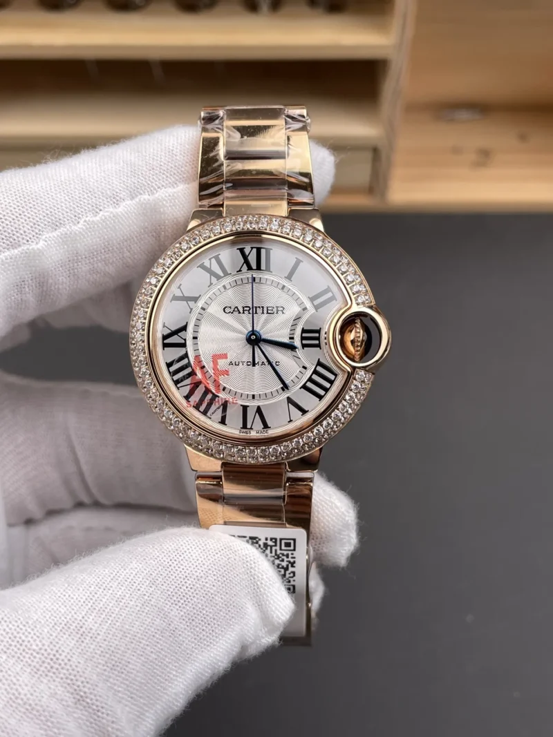 Cartier Ballon Bleu Diamond Bezel 33mm
