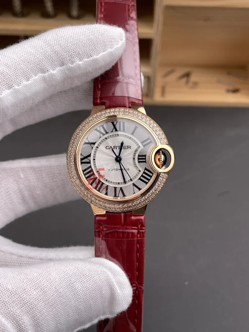 Cartier Ballon Bleu Diamond Bezel 33mm