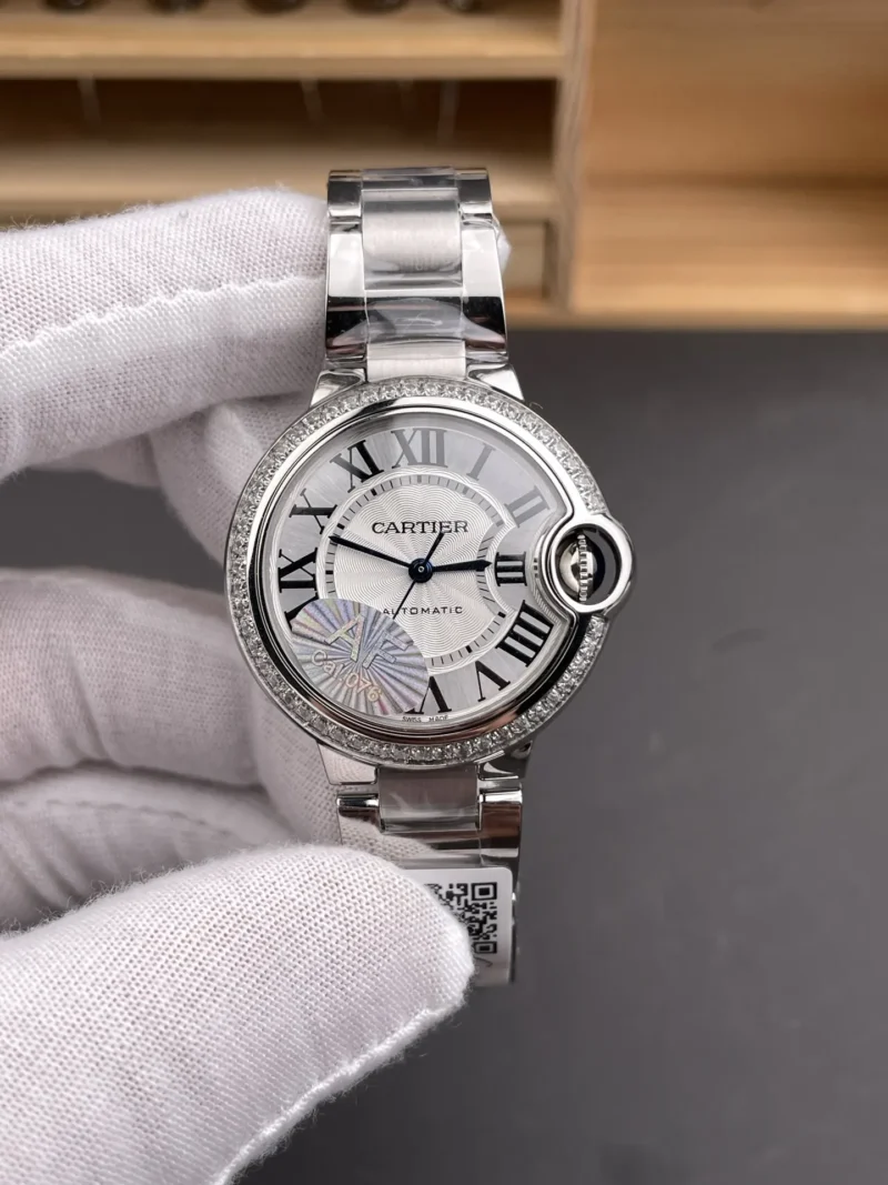 Cartier Ballon Bleu Diamond Bezel 33mm