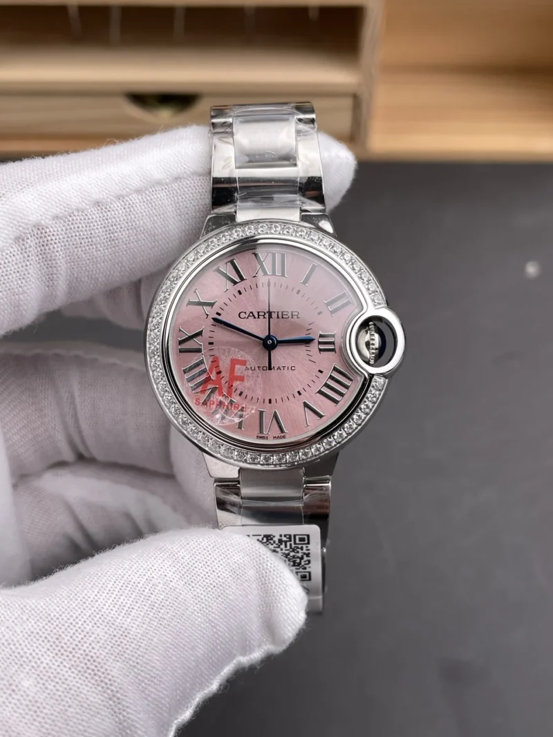 Cartier Ballon Bleu Diamond Bezel 33mm