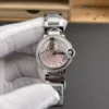 Cartier Ballon Bleu Diamond Bezel Ladies 28mm