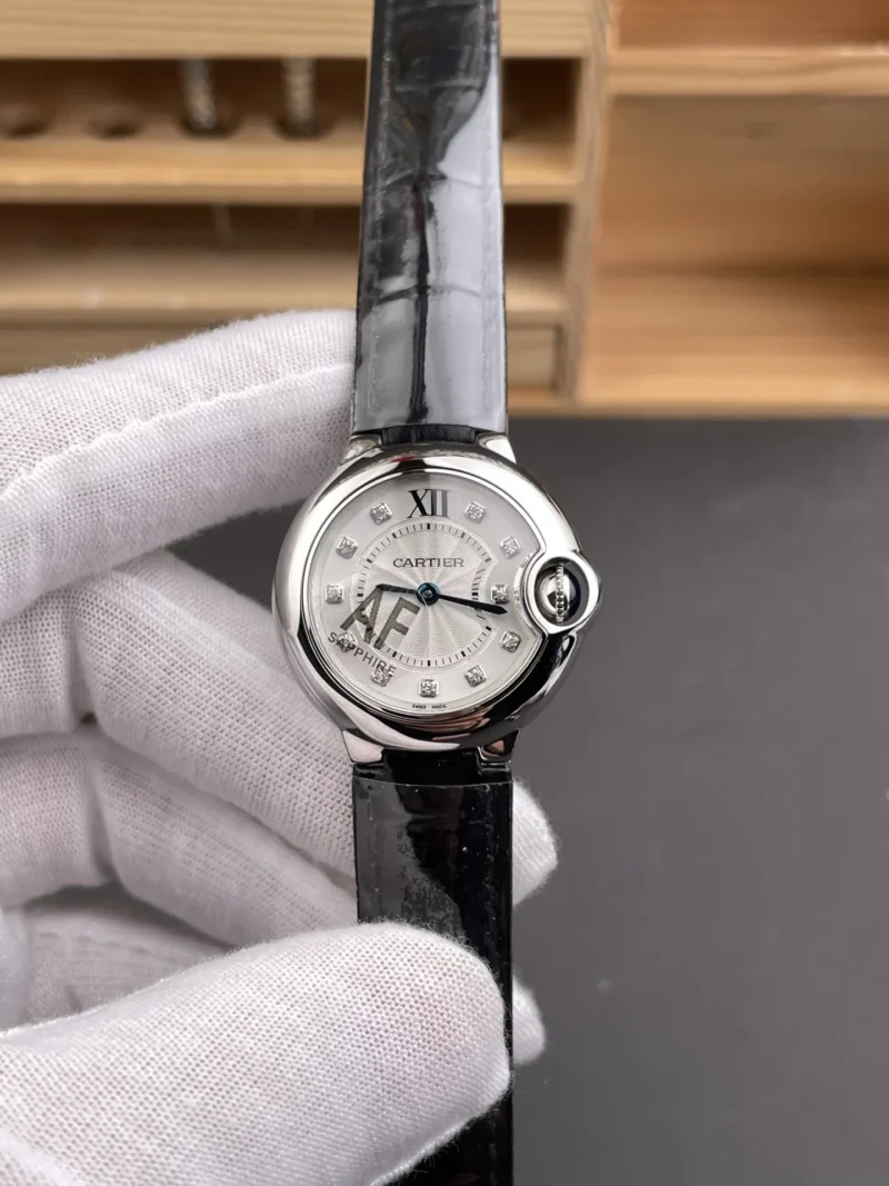 Cartier Ballon Bleu Diamond Markers Ladies 28mm