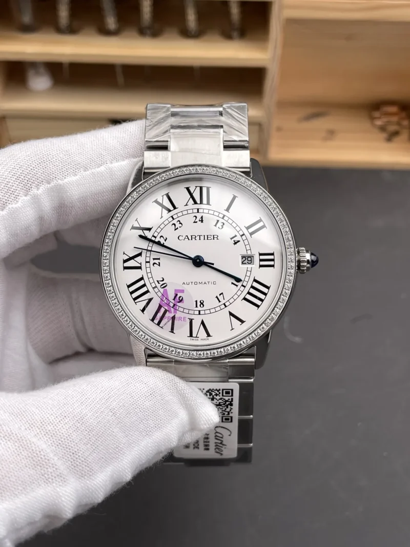 Cartier Ronde Diamond Bezel 42mm
