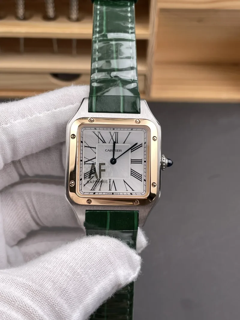 Cartier Santos Two-Tone Rose Gold 31.4x43.5mm