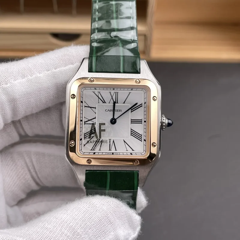 Cartier Santos Two-Tone Rose Gold 31.4x43.5mm