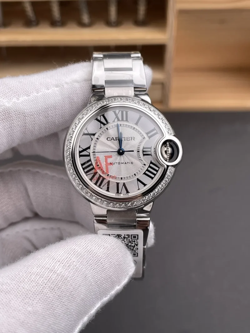 Cartier Ballon Bleu Diamond Bezel 33mm