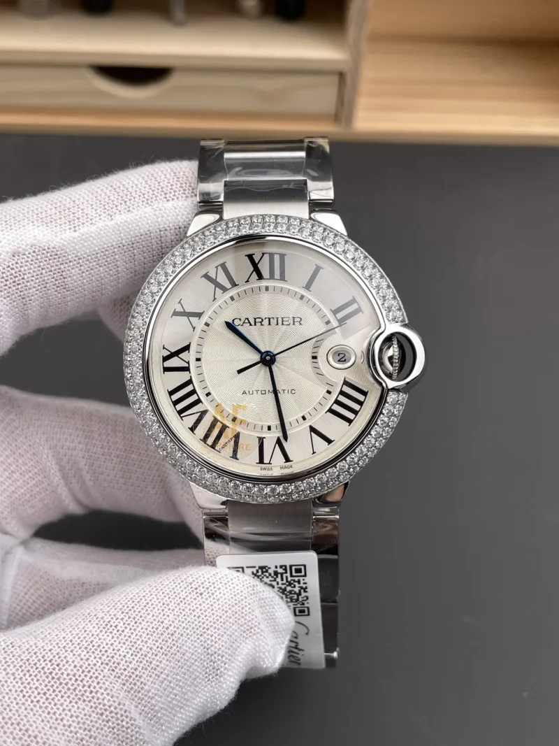 Cartier Ballon Bleu Diamond Bezel 42mm